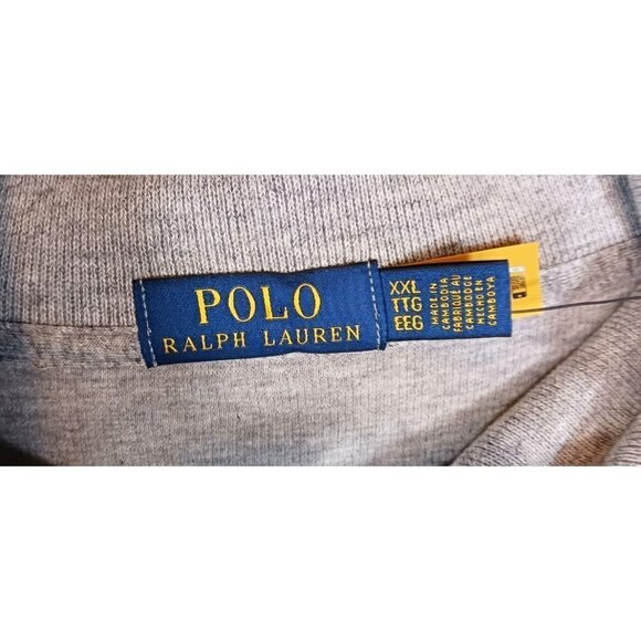 Polo Ralph Lauren Estate Rib 1/4 Pullover Gray Size XXL‎ NWT - Picture 3 of 4